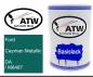 Preview: Ford, Cayman Metallic, DA / M6487: 500ml Lackdose, von ATW Autoteile West.
